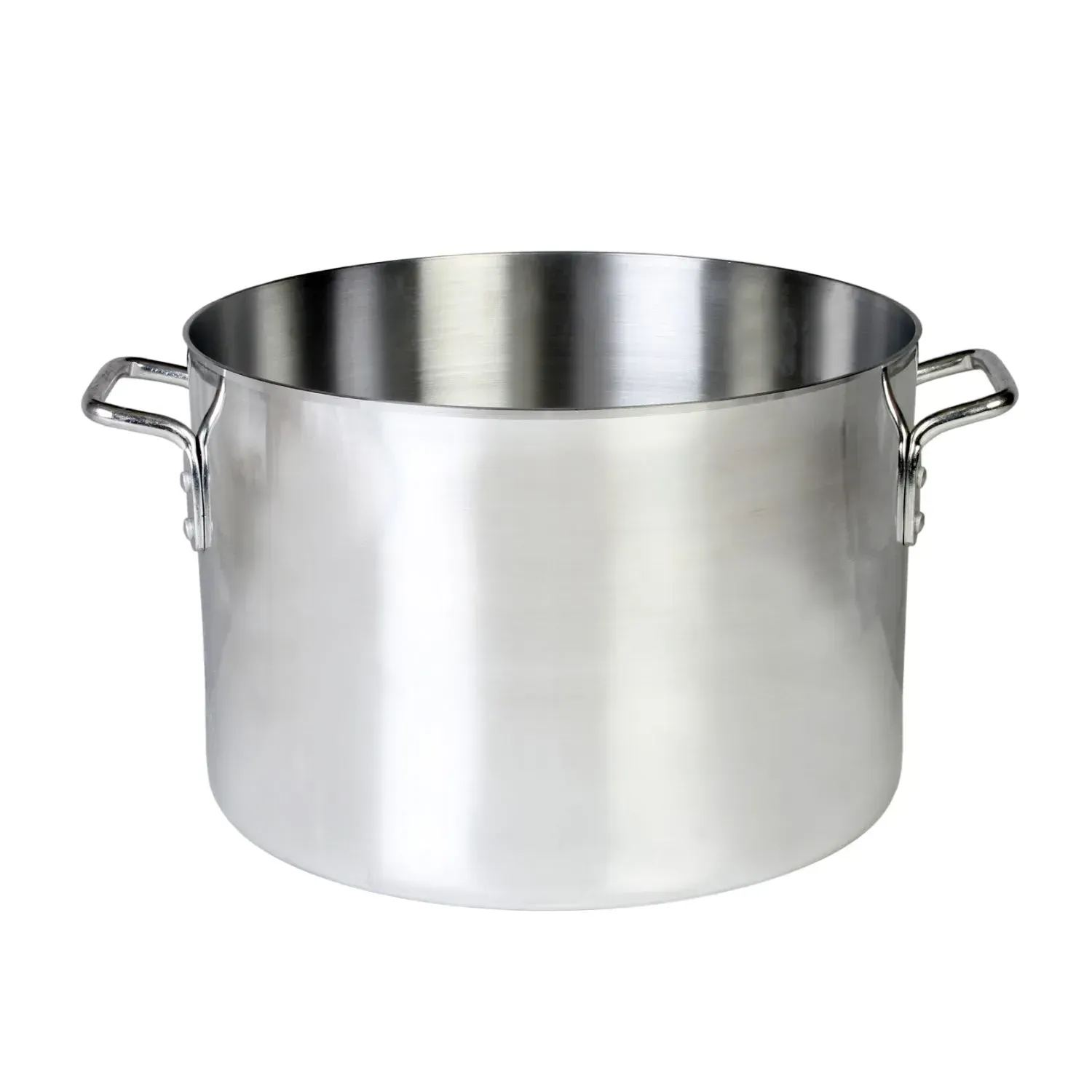 Commercial aluminum sauce pot from Thunder Group, a reliable choice for simmering large batches of sauce or soup with even heat distribution.