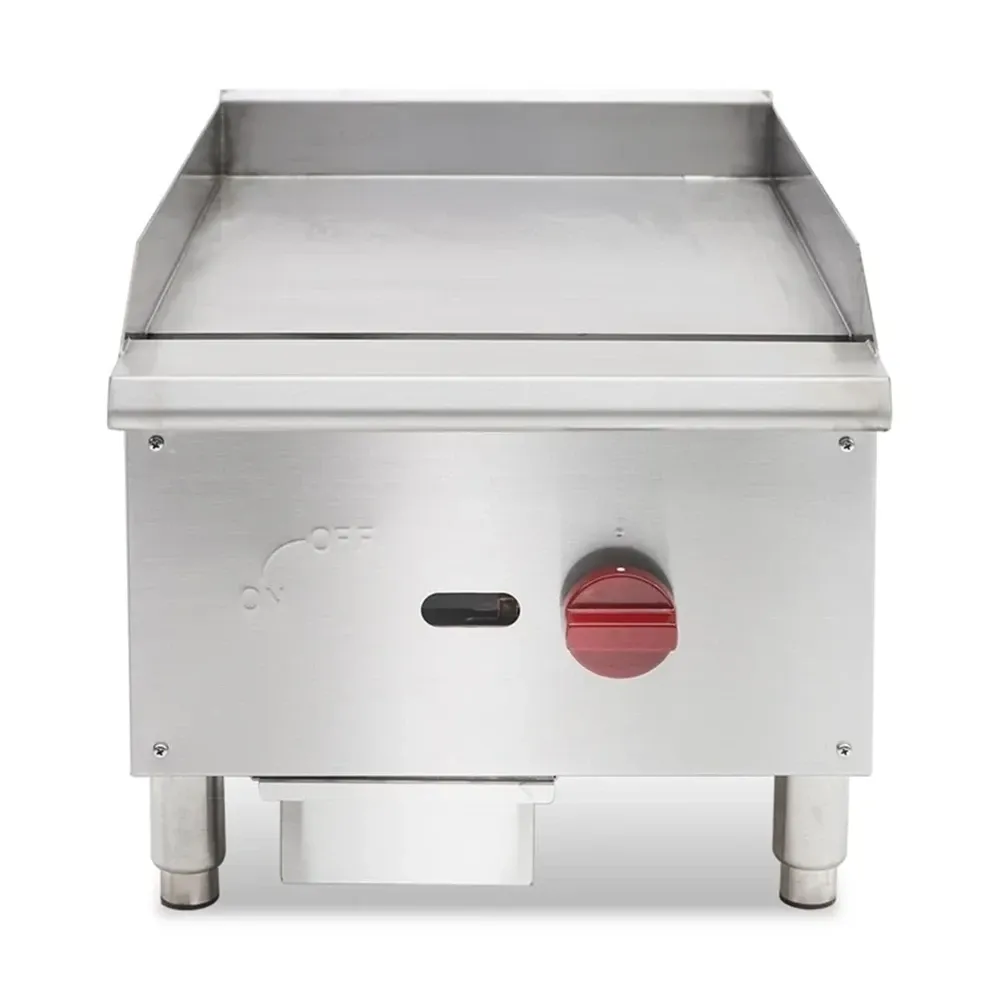 Platinum Flame Series 16" Countertop Gas Griddle, 1 Burner, 30,000 BTU - Convertible