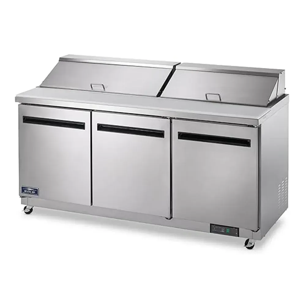 Arctic Air AMT72R 72" Mega-Top Sandwich / Salad Prep Table, 3 Door