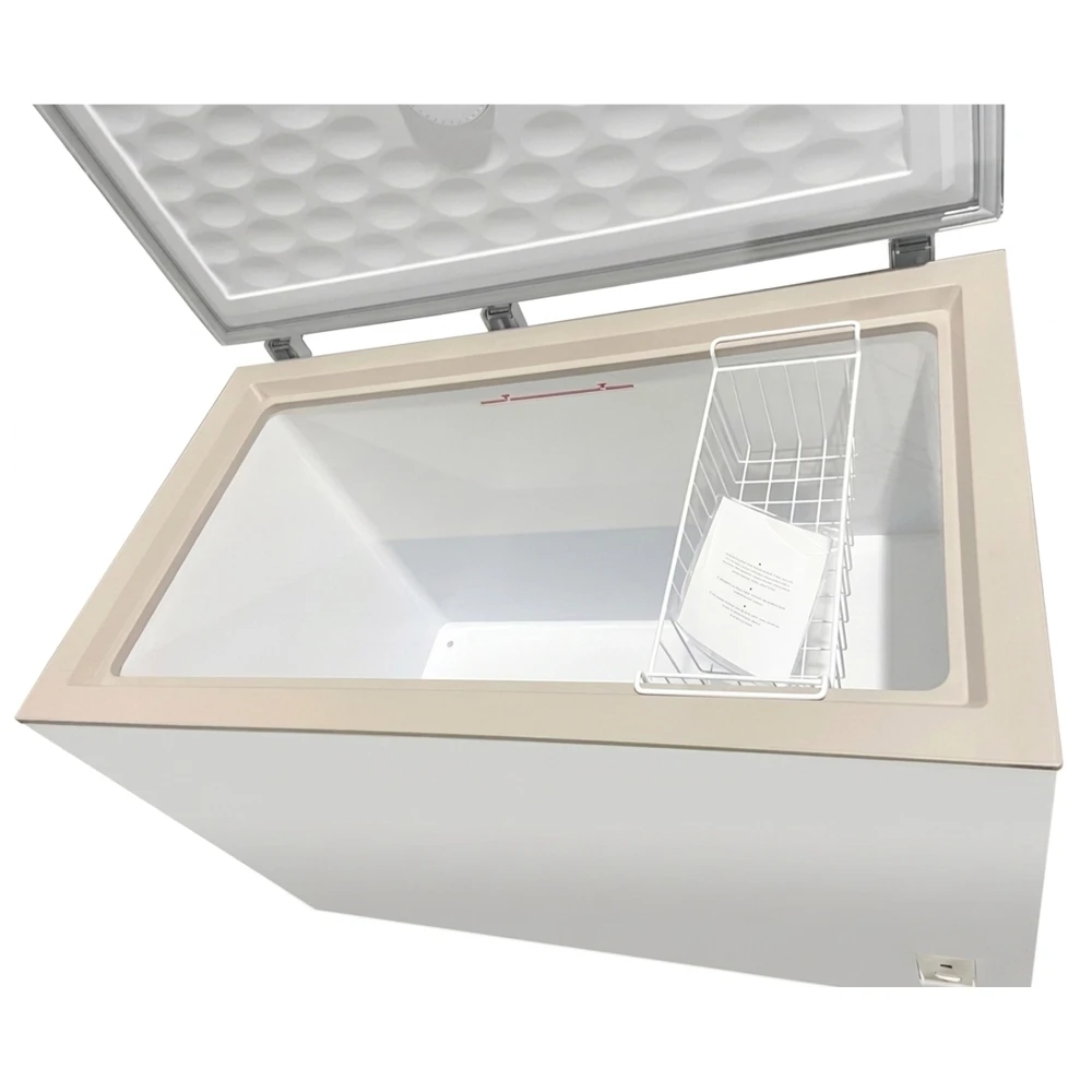 KitchenCore Series 44" Combo Chest Freezer & Refrigerator, 9.81 Cu.ft., Single Solid Lid, White
