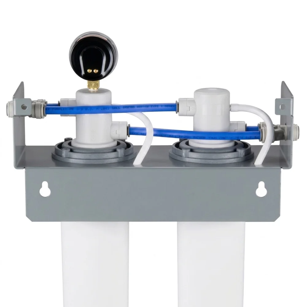 Manitowoc AR-40000 Arctic Pure Dual Cartridge Ice Machine Water Filtration System with 1 Micron Rating - 1.5 GPM