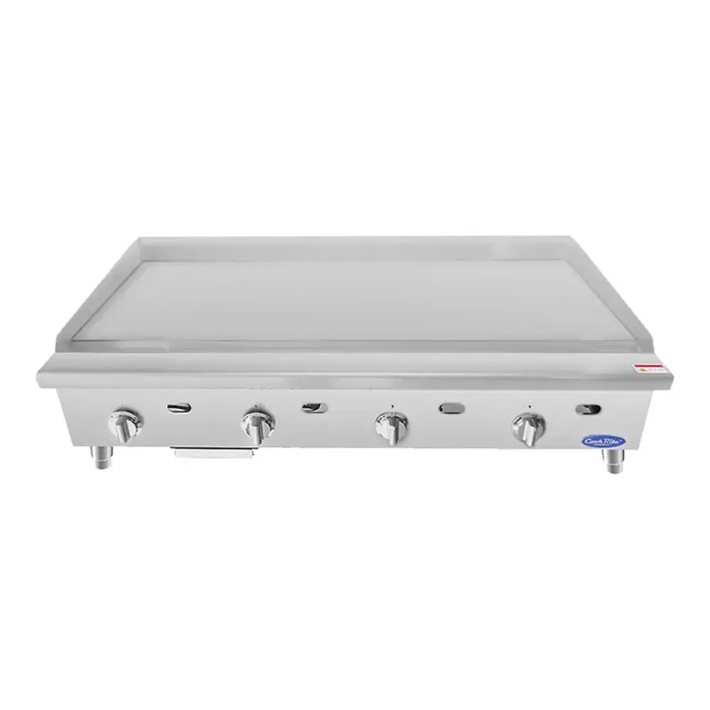 Atosa ATTG-48 48 Gas Countertop Griddle with Thermostatic Controls 100,000 BTU
