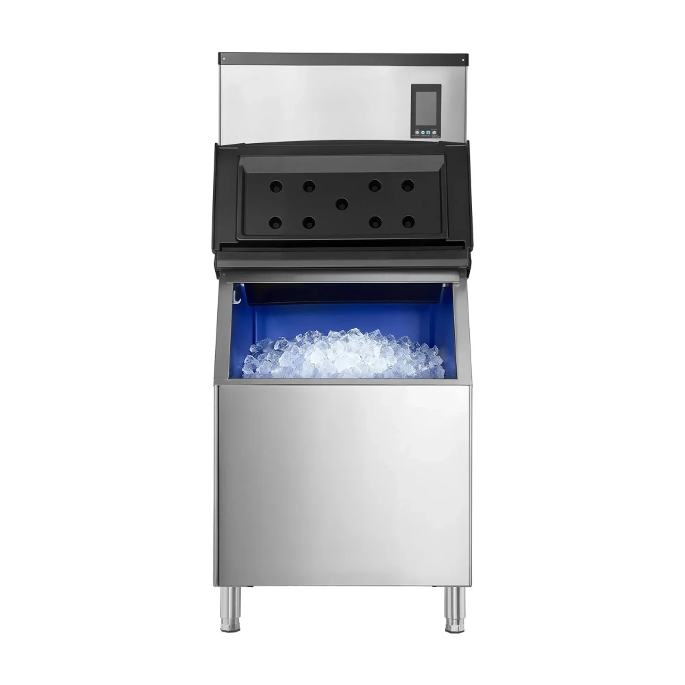 ChefPro Series 31" Commercial Ice Maker Machine With 500 lbs Bin, Air Cooled, Ice Cube, 1000 lb/day