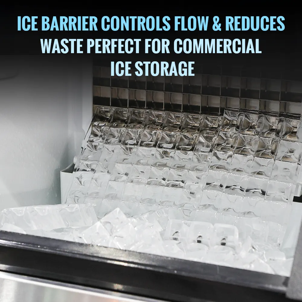 Ice-O-Matic upright ice storage bin with robust construction, perfect for storing large amounts of ice in professional kitchens.