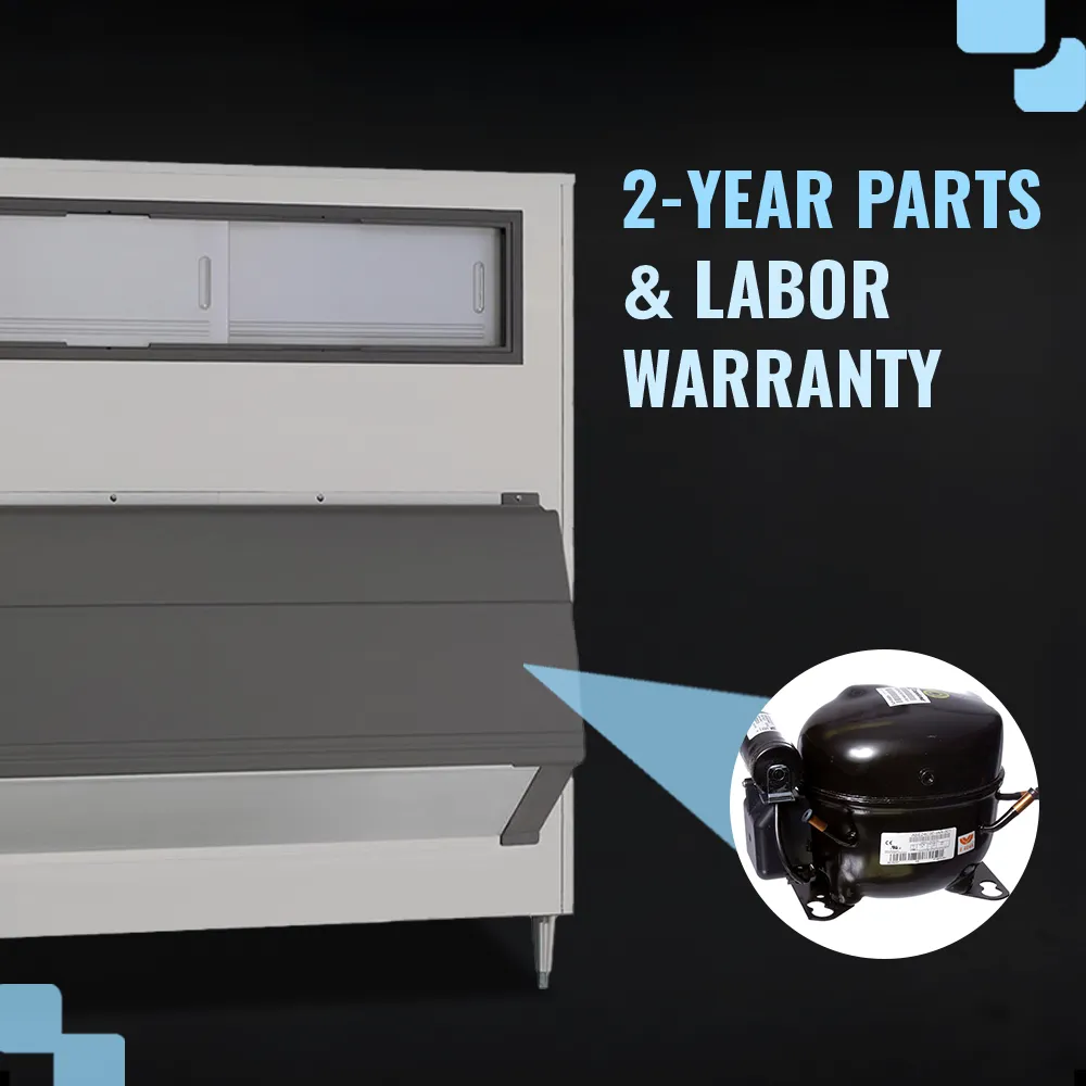 Ice-O-Matic upright ice storage bin with high capacity, engineered for durable and safe ice storage in commercial foodservice operations.