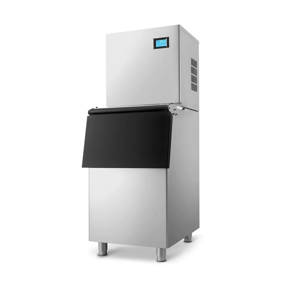 ChefPro Series 22" Commercial Ice Maker Machine With 250 lbs Bin, Air Cooled, Ice Cube, 360 lb/day