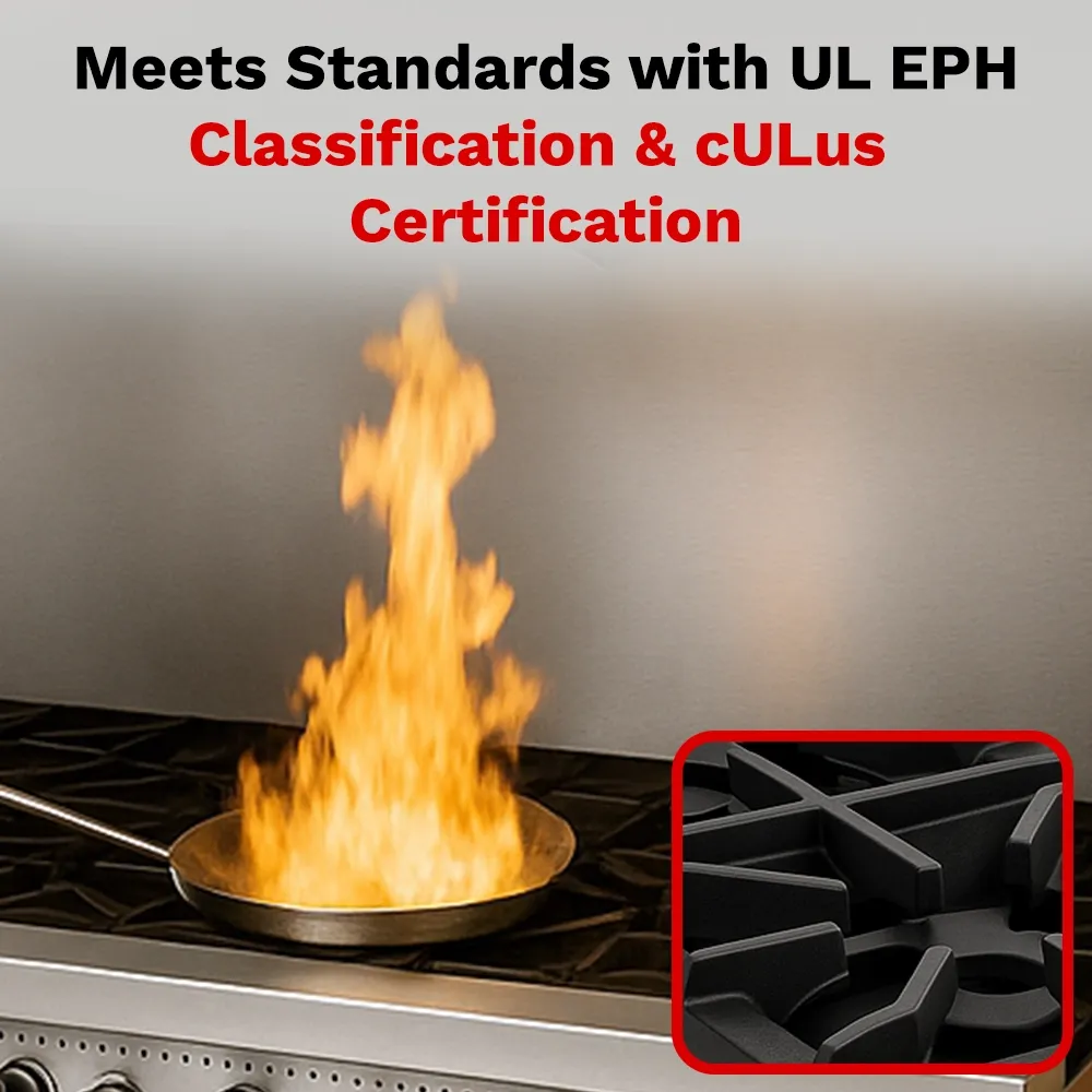 BakeMax BAS36-24-2 Restaurant Series 60" Commercial Gas Range with 6 burners