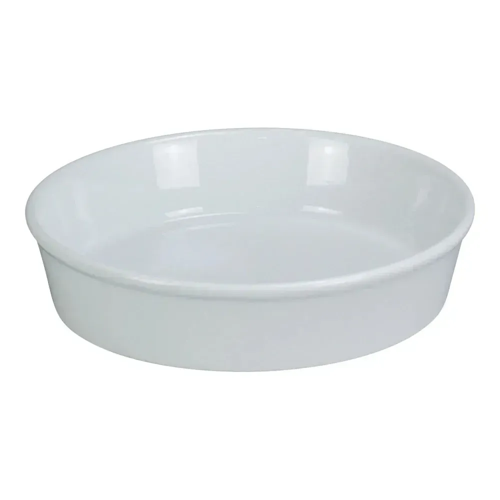 Yanco BK-209 9" Round Deep Plate, White Chinaware