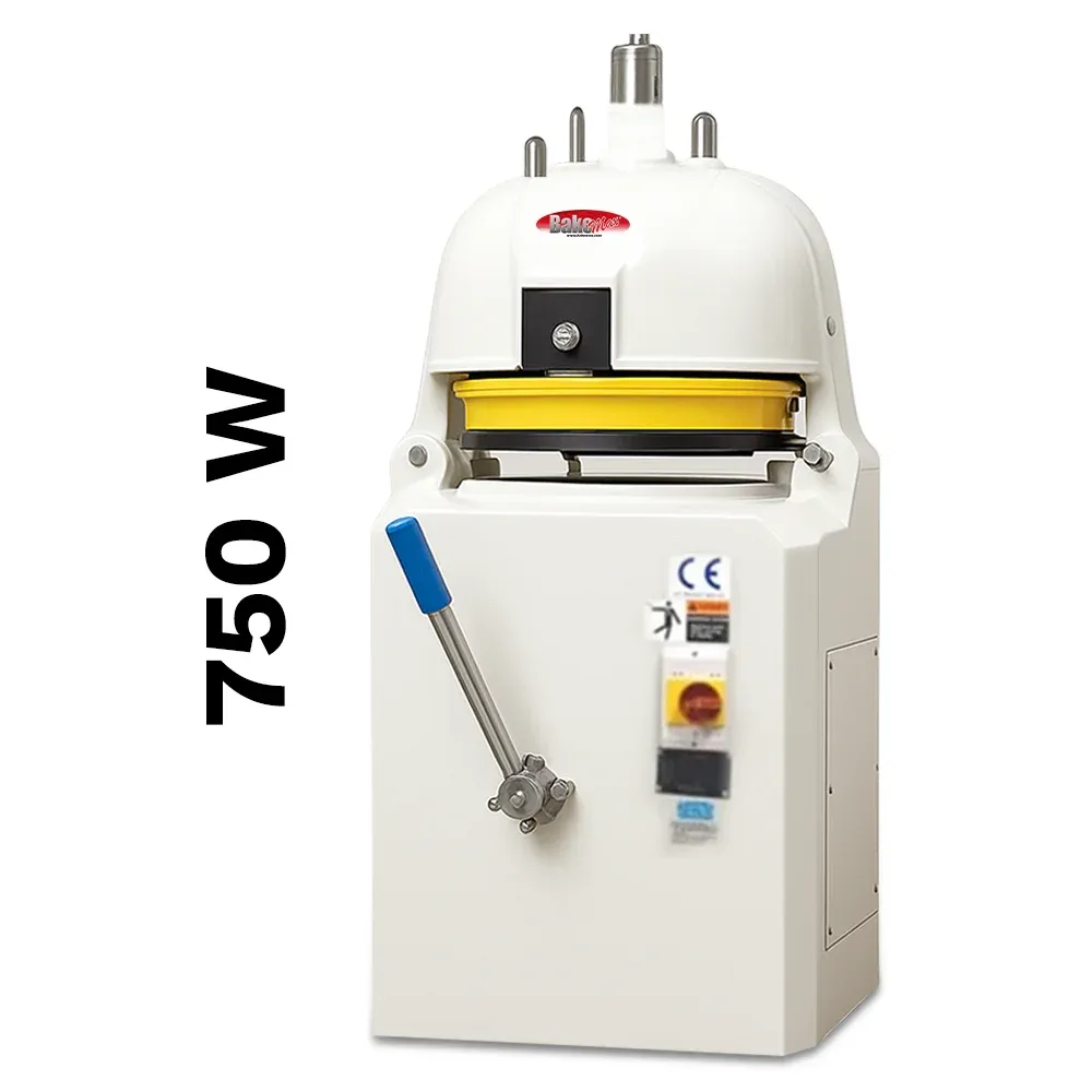 BakeMax Semi-automatic bun divider offers high output with dough action, compact stainless steel design, easy to clean and dependable for bakeries.