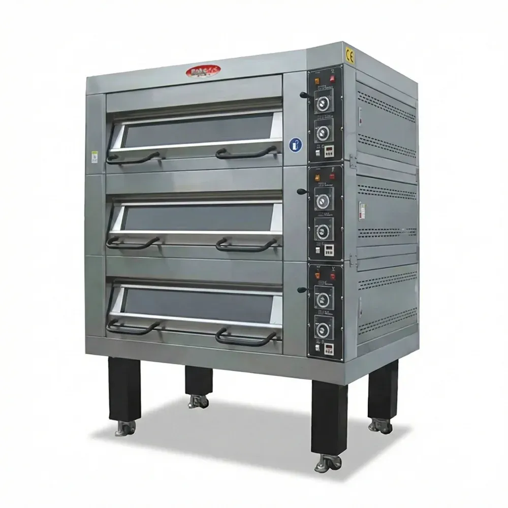 BakeMax BMDDD01 55" One Deck Electric Oven, Accommodates (2) 18 × 26 Pans, 220/60/3