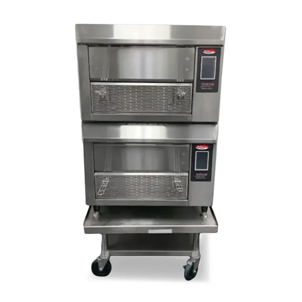 Bakemax BMDRAF02 Double Stack Rapid Greaseless Air Fryer - 208V/1ph