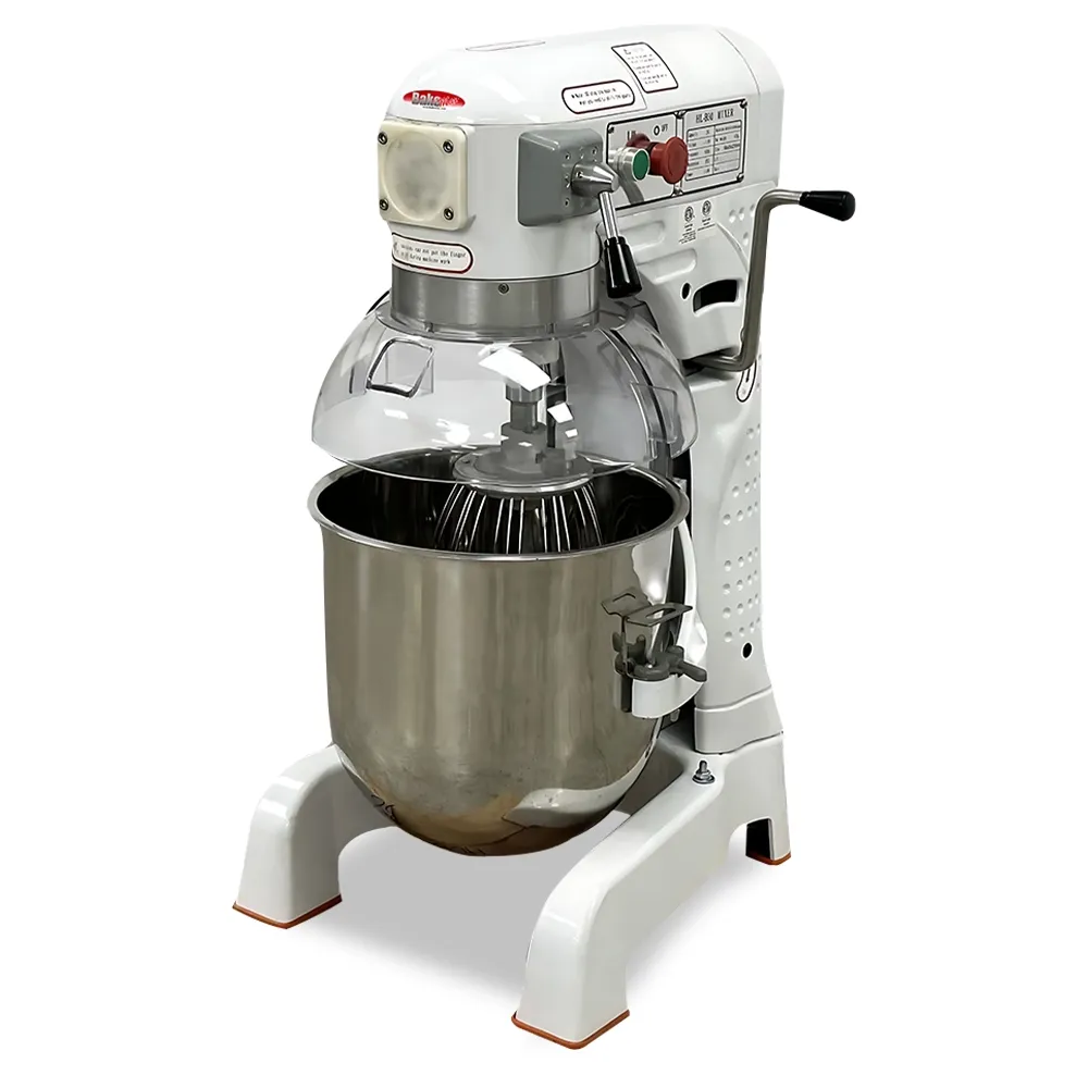 BakeMax electric countertop planetary mixer with generous bowl size for consistent mixing in busy bakeries and kitchens. Durable and reliable.