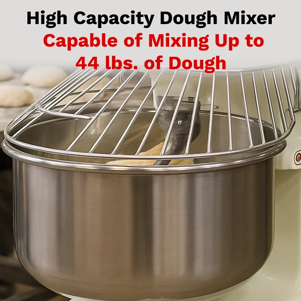 BakeMax spiral dough mixer designed for small batches in tight spaces, ideal for cafés, restaurants, or startups needing quality dough kneading.
