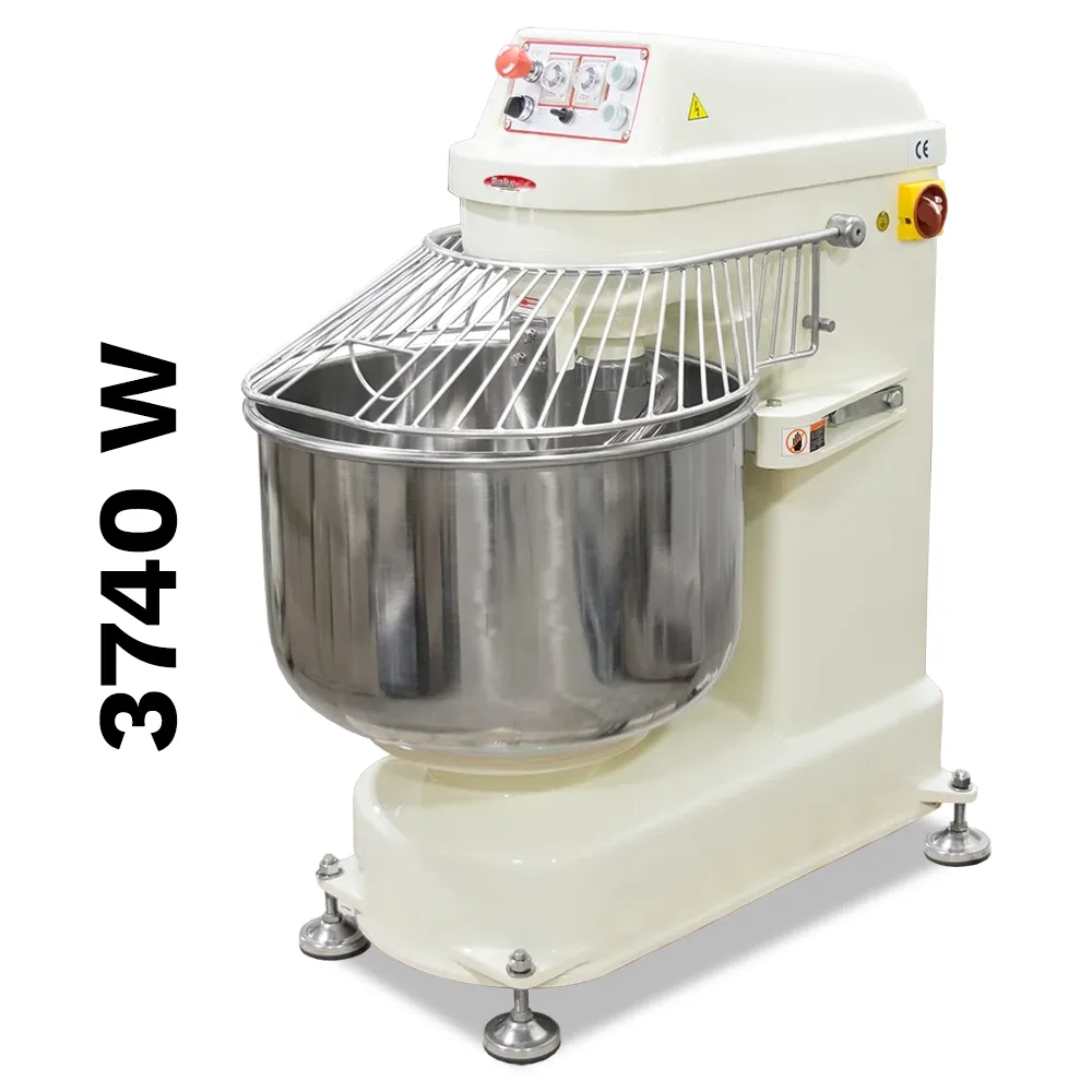 BakeMax compact spiral dough mixer handles medium dough batches, perfect for mid-size bakeries seeking consistent texture and high-volume output.