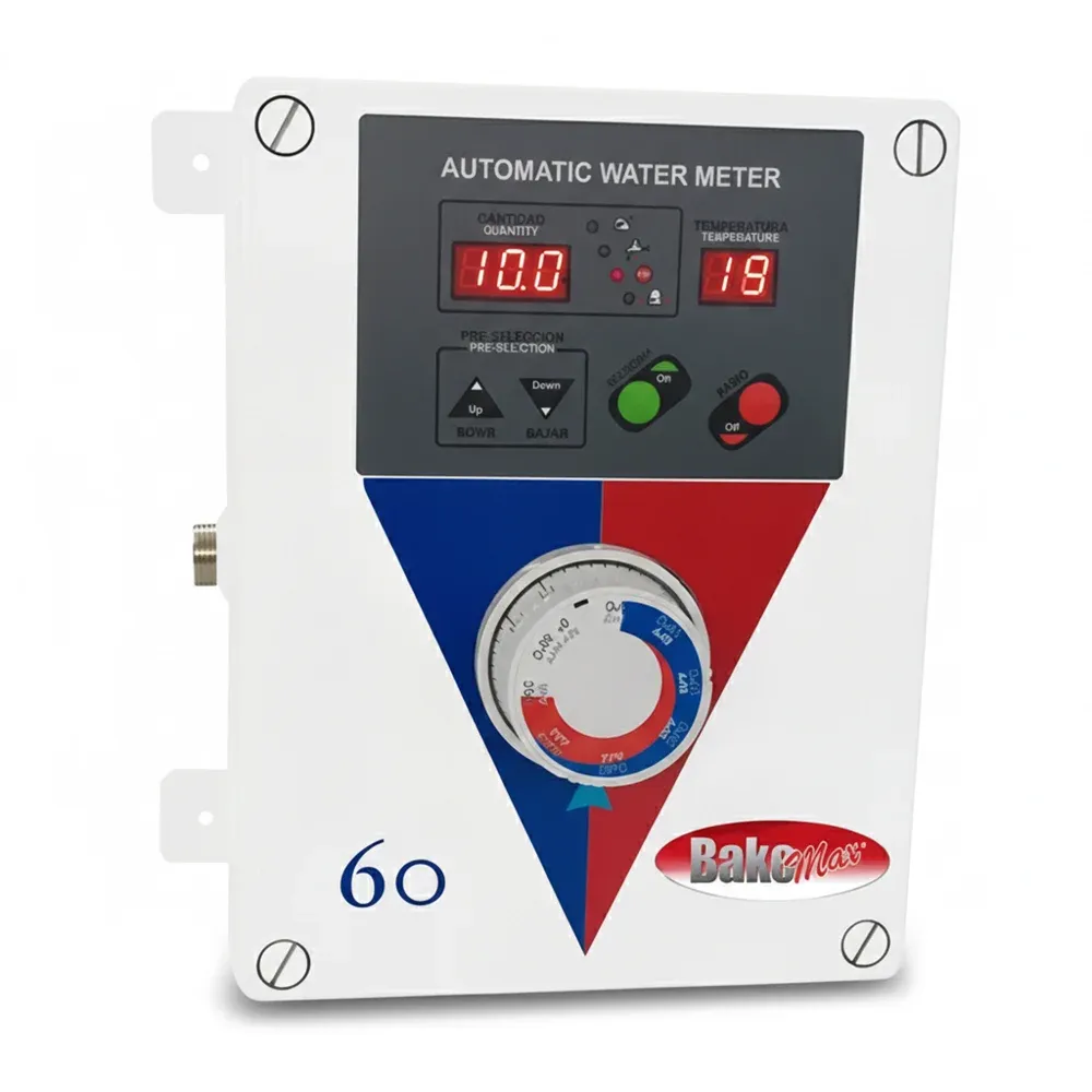BakeMax BMWM015 13" Automatic Water Meter w/ Digital Display, 110/60/1