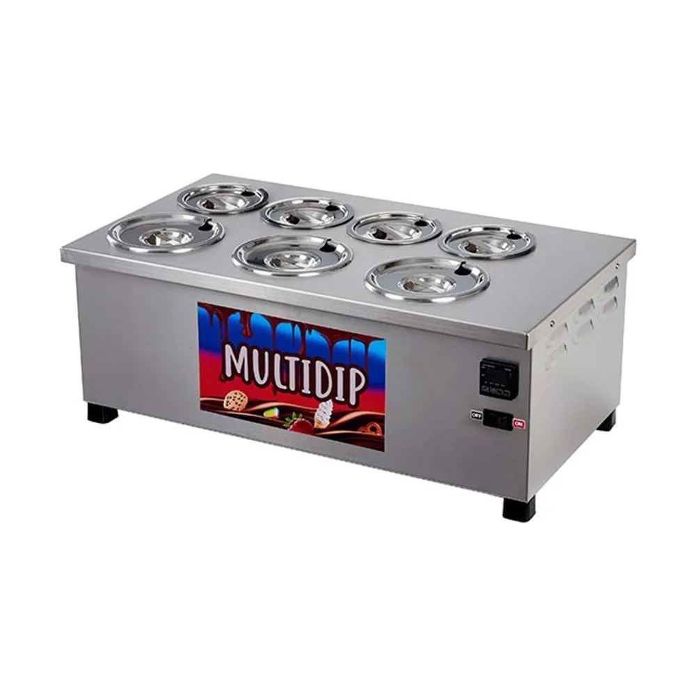 Bio-Gourt BM Chocolate Warmer, 7 Pans, Medium, Electric, Stainless Steel