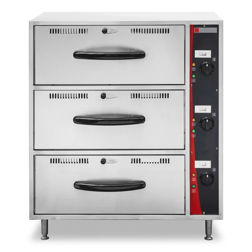 ProKitchen Series 30" Triple Drawer Warmer, Heavy Duty, Stainless Steel, 120V