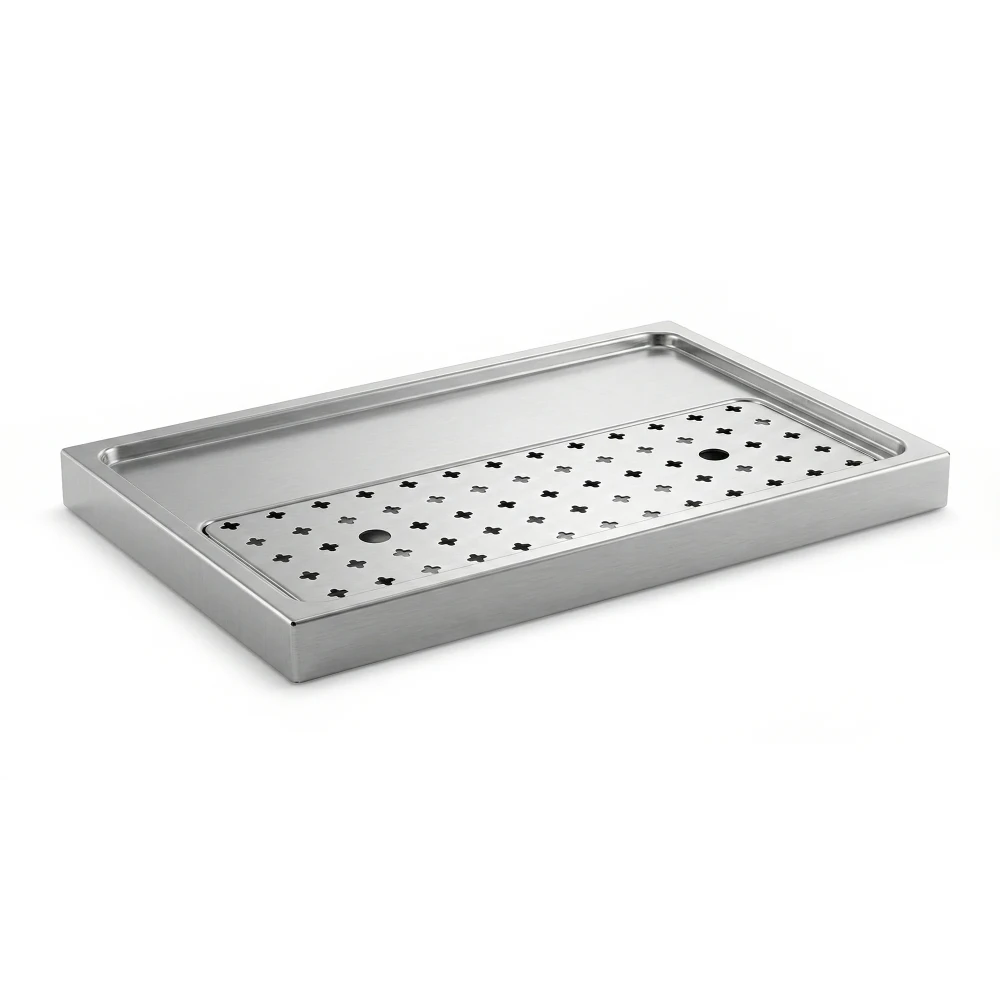 Micro Matic DP-1605 23" x 15" Stainless Steel Platform Drip Tray