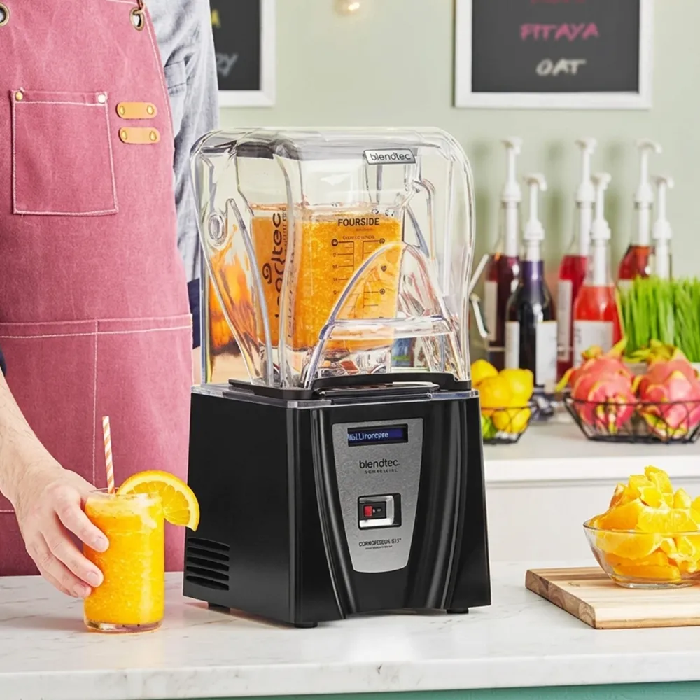 Blendtec C825C11Q-B1GB1A 9" Blender, Connoisseur 825 Series, 3.8 HP, Sound Enclosure, 2 Jars, 75 oz, 120V