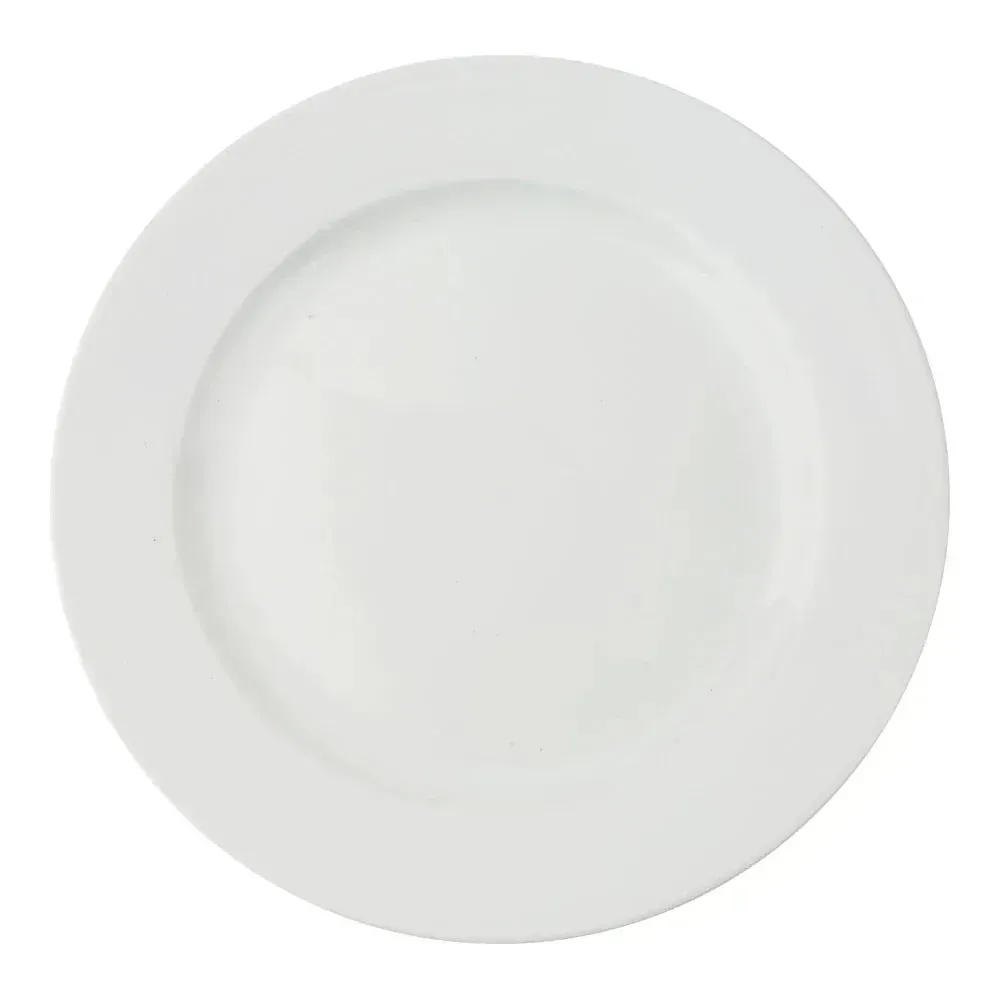 Yanco CA-109 9" Cambria Round Dinner Plate, White