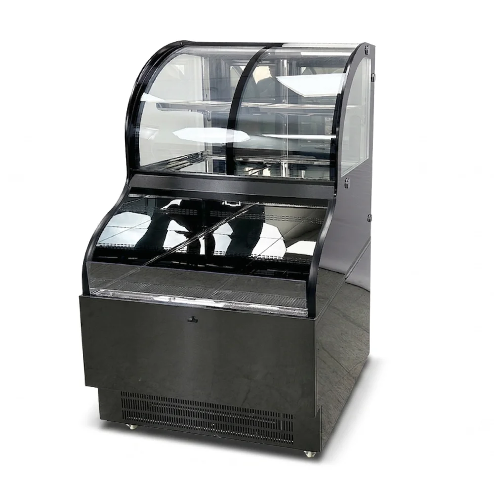 ChillCore Series 35" Open Air Refrigerated Display Case, 12.5 Cu.ft, 2 Doors