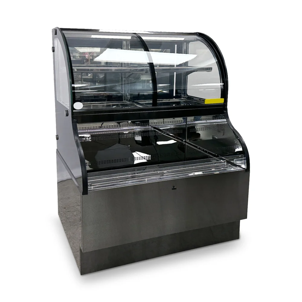 ChillCore Series 47" Open Air Refrigerated Display Case, 17.06 Cu.ft, 2 Doors