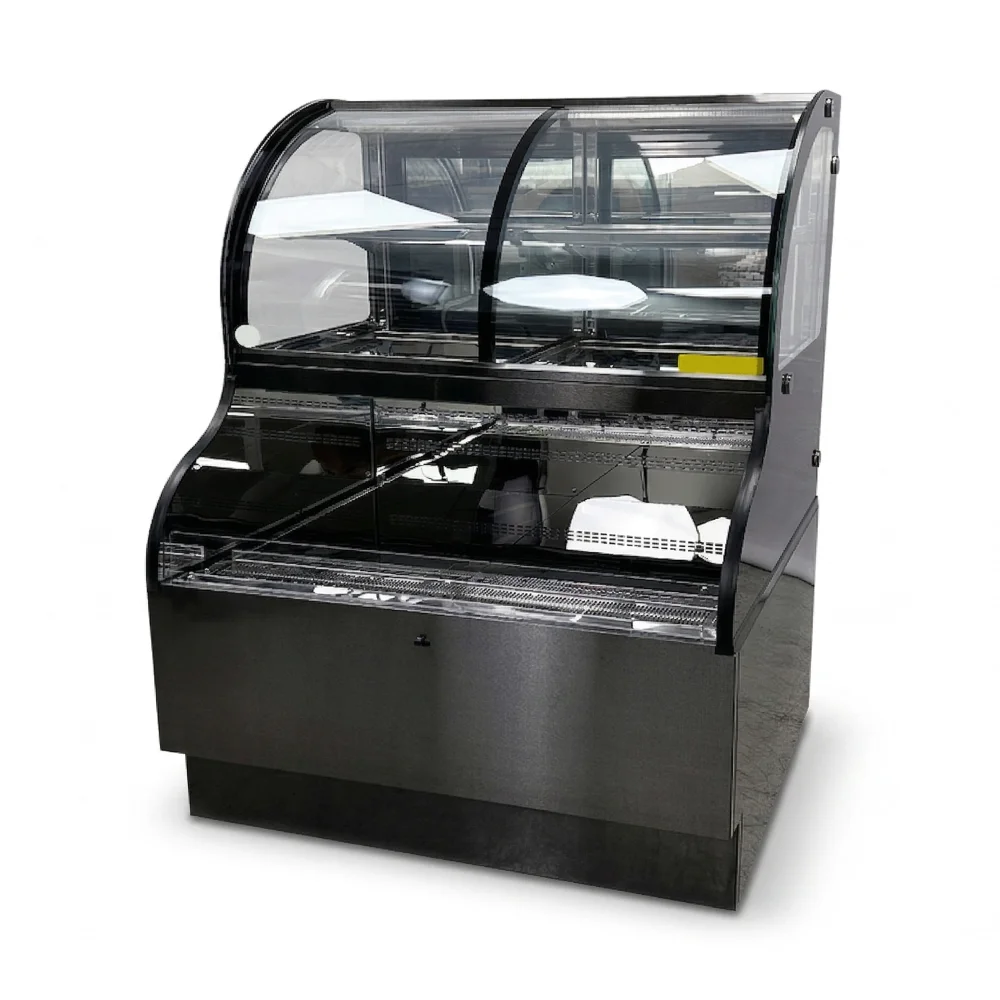 ChillCore Series 47" Open Air Refrigerated Display Case, 17.06 Cu.ft, 2 Doors