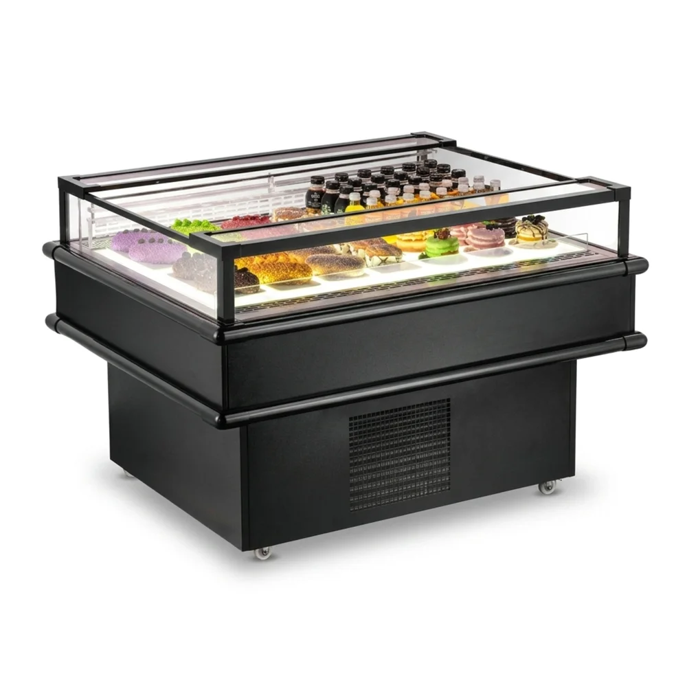 ChillCore Series 49" Open Air Refrigerated Display Case, 5.6 Cu.ft, LED Lighting