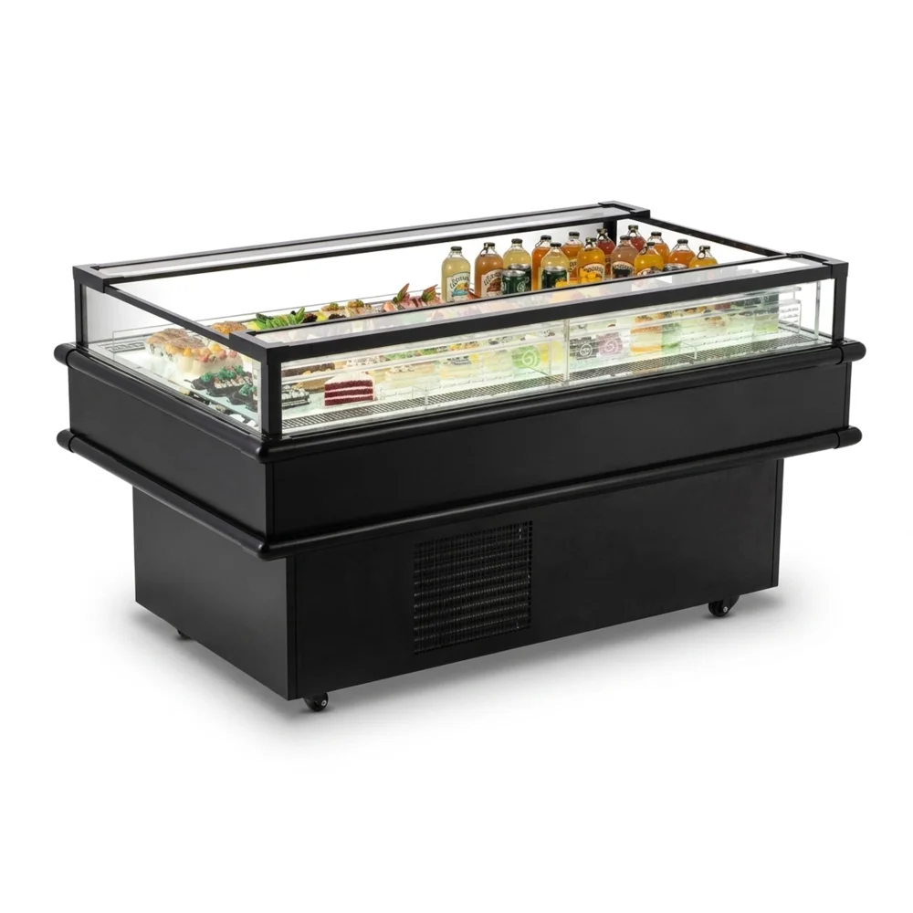 ChillCore Series 61" Open Air Refrigerated Display Case, 7.1 Cu.ft, LED Lighting
