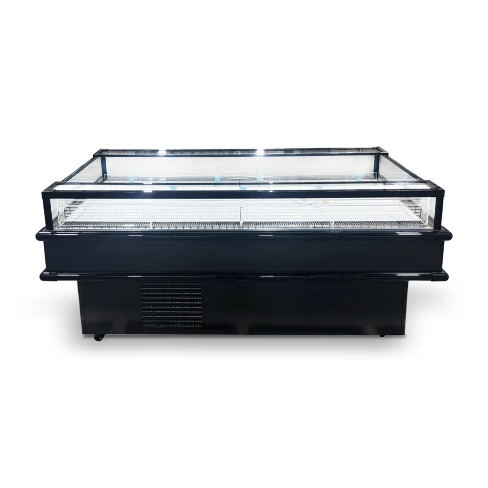ChillCore Series 73" Open Air Refrigerated Display Case, 8.5 Cu.ft, LED Lighting