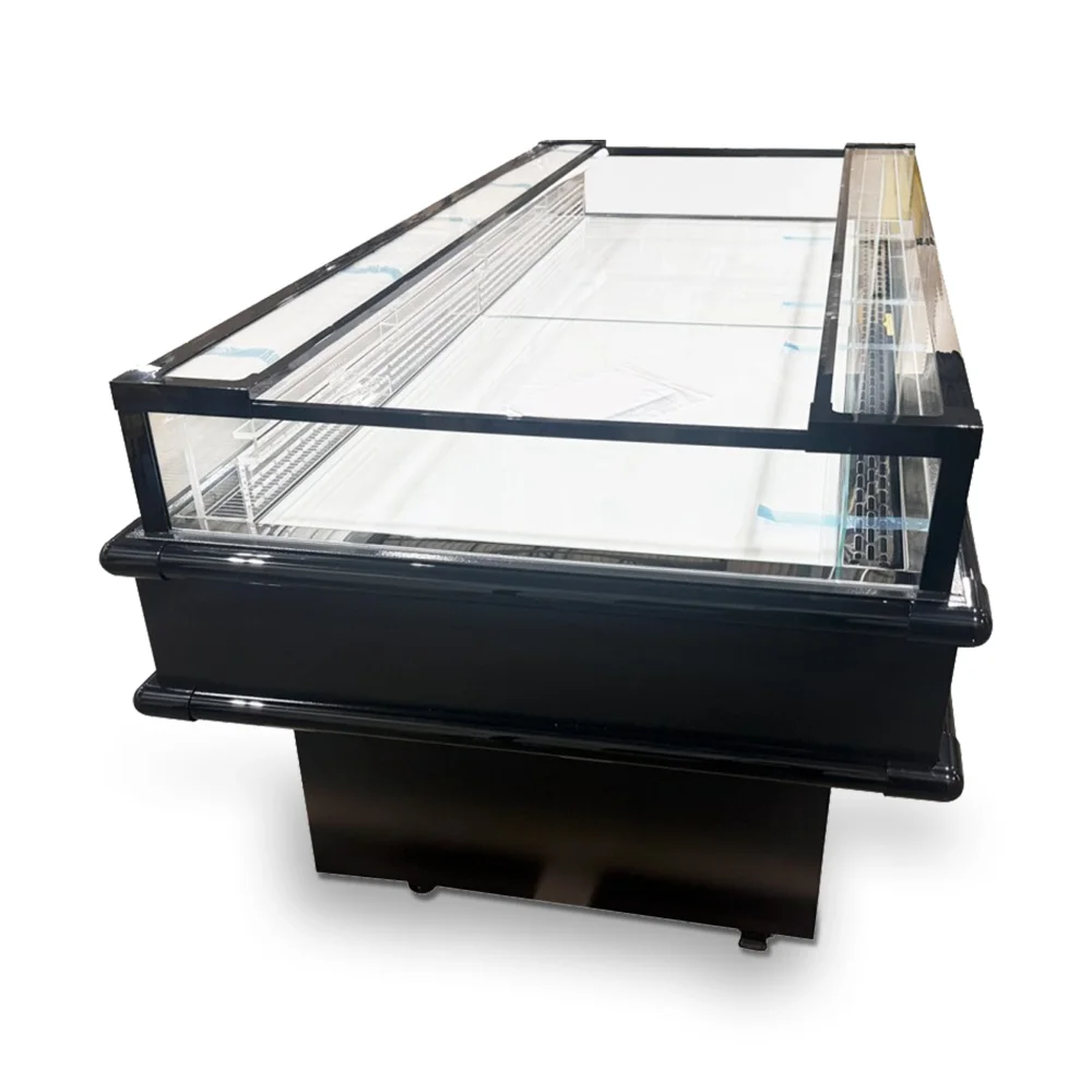 ChillCore Series 73" Open Air Refrigerated Display Case, 8.5 Cu.ft, LED Lighting