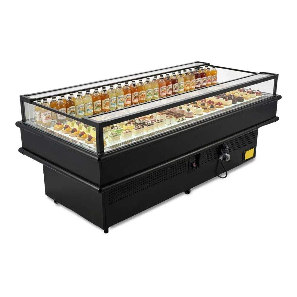 ChillCore Series 85" Open Air Refrigerated Display Case, 10 Cu.ft, LED Lighting