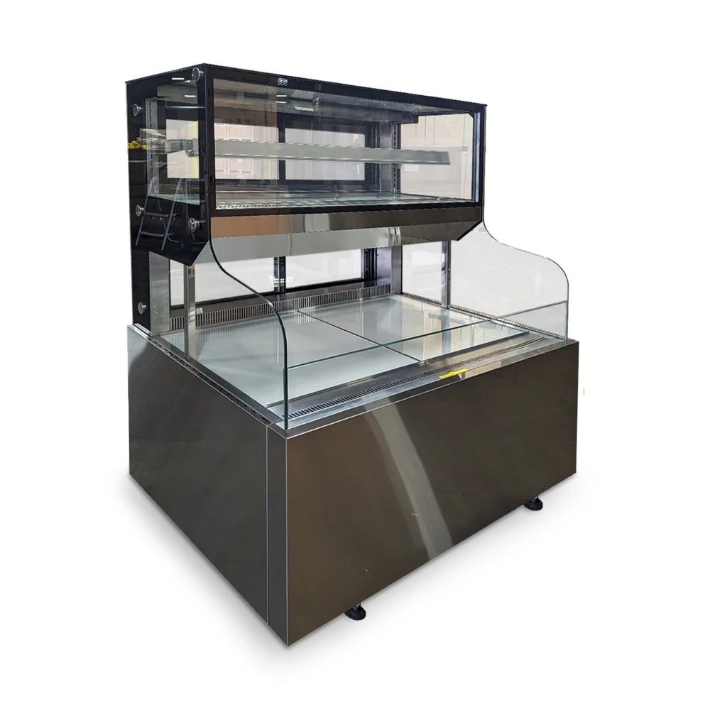 ChillCore Series 51" Open Air Refrigerated Merchandiser for Sandwiches, 16.2 Cu.ft, 2 Shelves