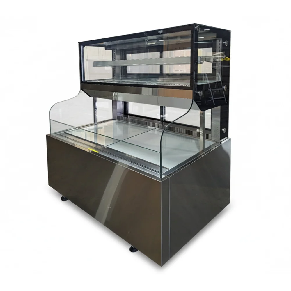 ChillCore Series 51" Open Air Refrigerated Merchandiser for Sandwiches, 16.2 Cu.ft, 2 Shelves