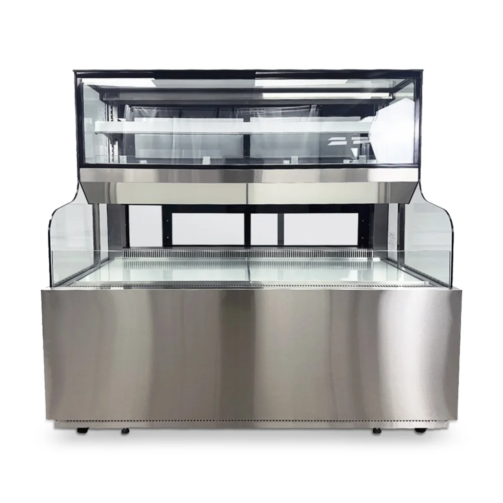 ChillCore Series 59" Open Air Refrigerated Merchandiser for Sandwiches, 18.9 Cu.ft, 2 Shelves