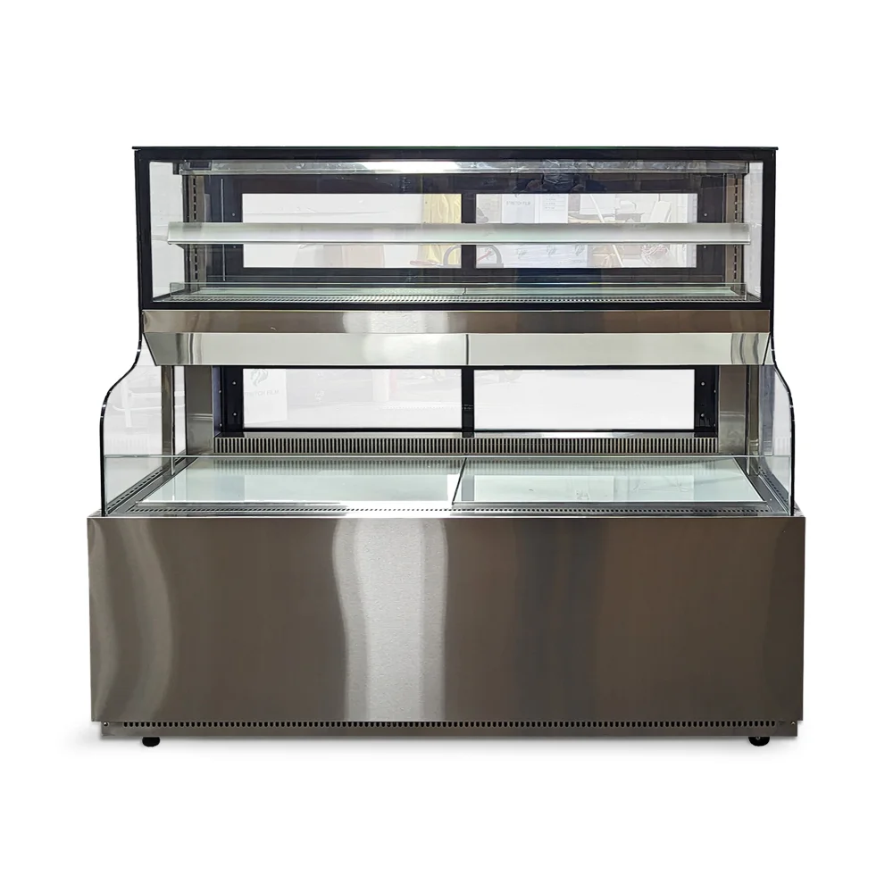 ChillCore Series 71" Open Air Refrigerated Merchandiser for Sandwiches, 22.9 Cu.ft, 2 Shelves
