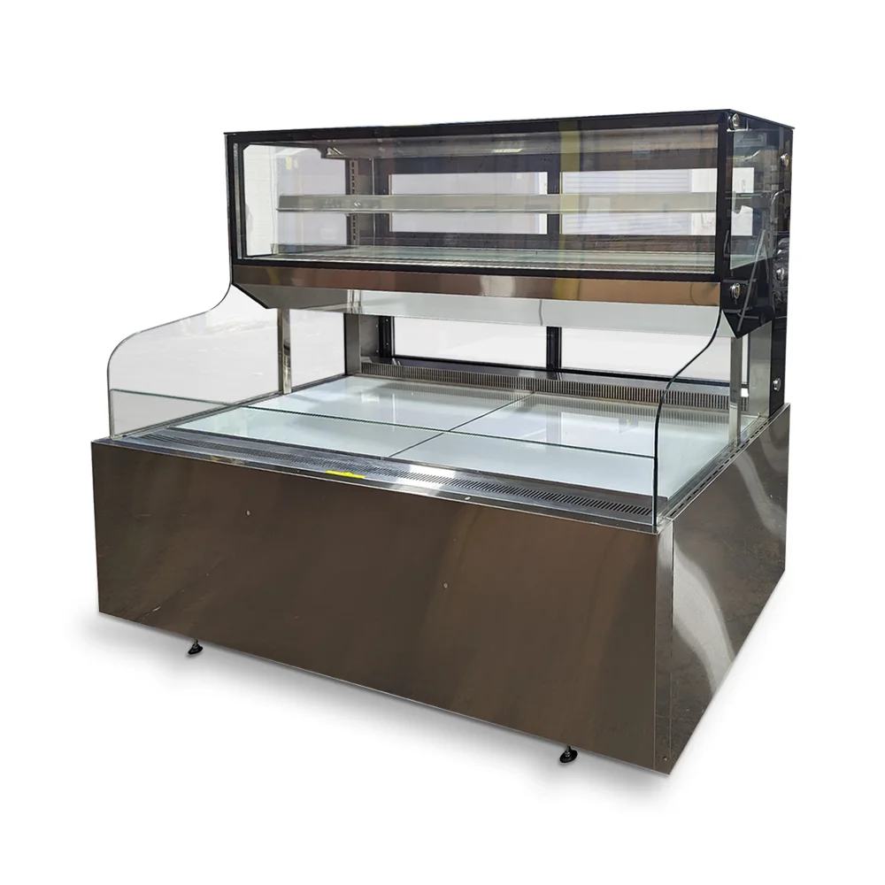 ChillCore Series 71" Open Air Refrigerated Merchandiser for Sandwiches, 22.9 Cu.ft, 2 Shelves