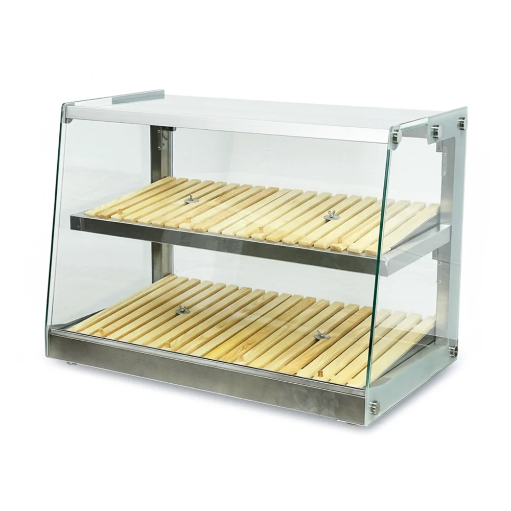 ChillCore Series 27" Countertop Bakery Display Case, 3.5 Cu.ft, 2 Shelves