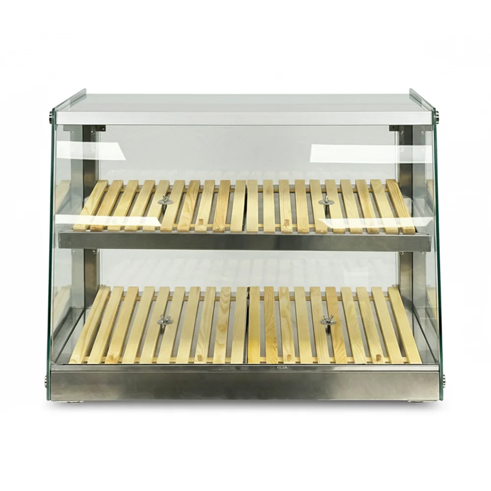ChillCore Series 27" Countertop Bakery Display Case, 3.5 Cu.ft, 2 Shelves