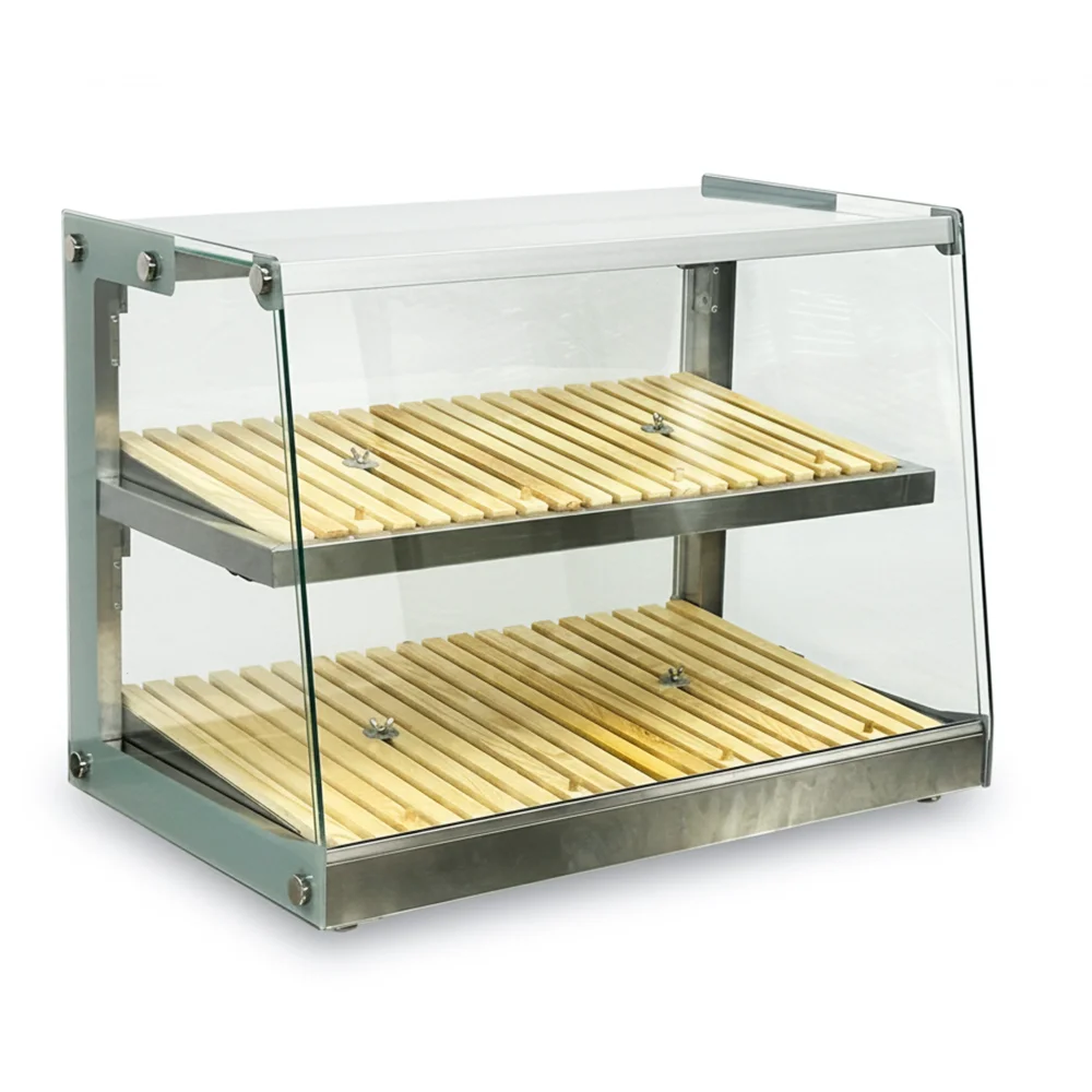 ChillCore Series 27" Countertop Bakery Display Case, 3.5 Cu.ft, 2 Shelves