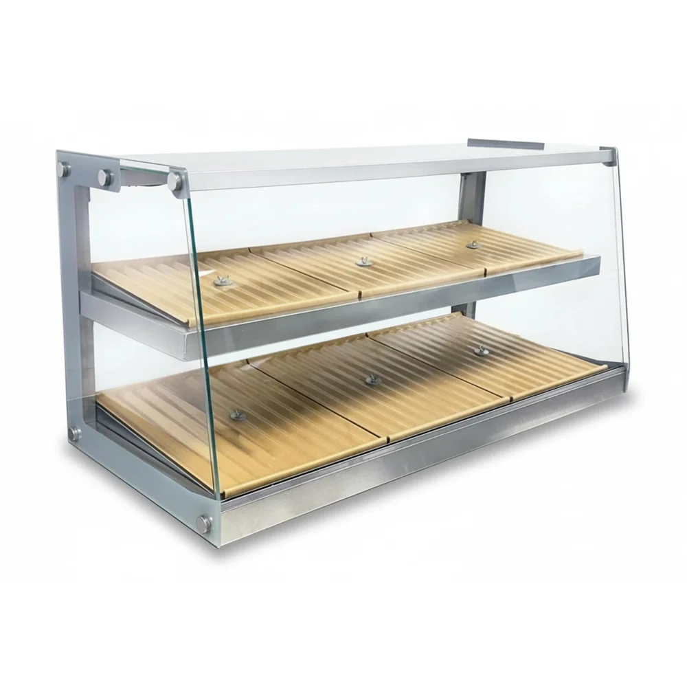 ChillCore Series 39" Countertop Bakery Display Case, 5.2 Cu.ft, 2 Shelves