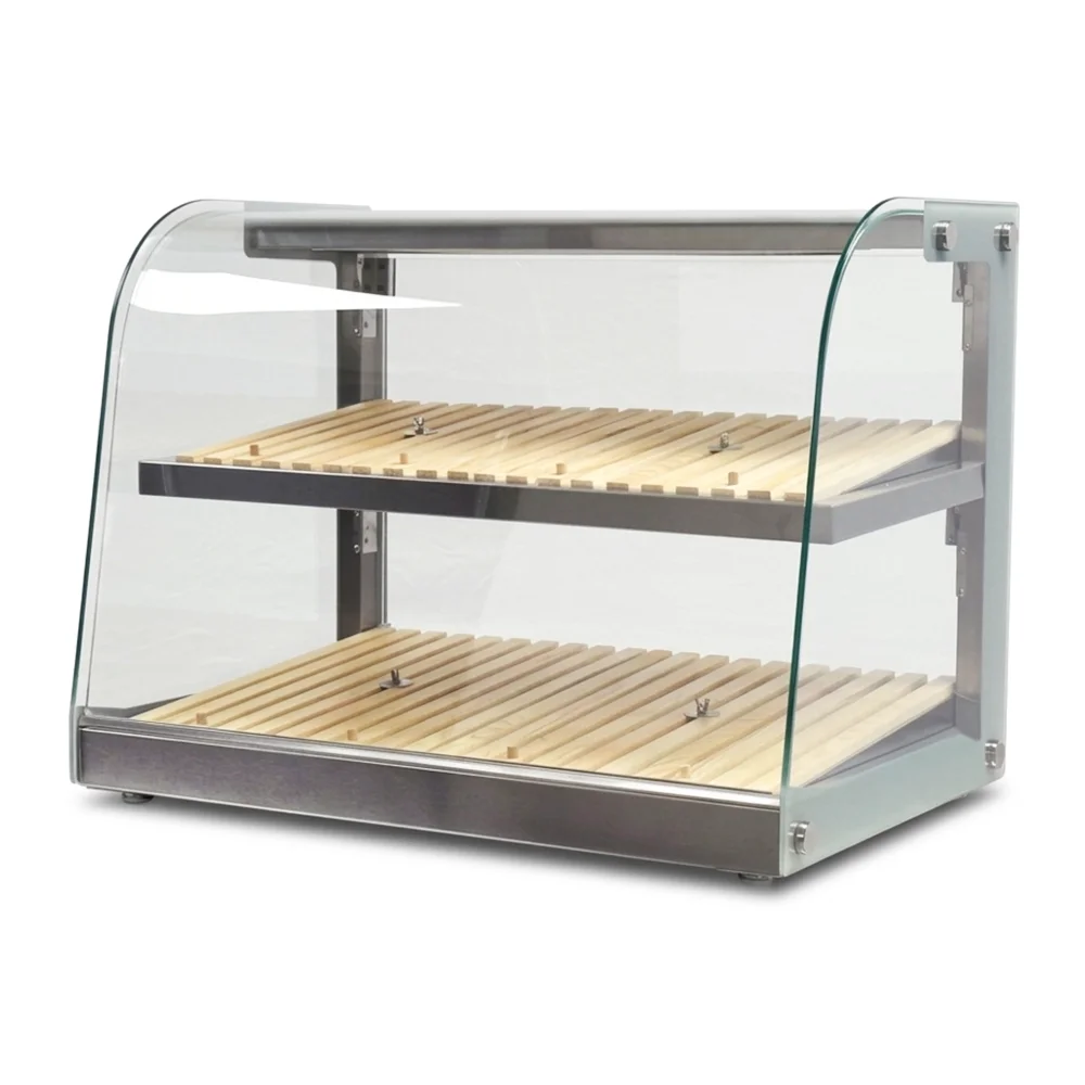 ChillCore Series 27" Countertop Bakery Display Case, 3.5 Cu.ft, 2 Shelves, 115V