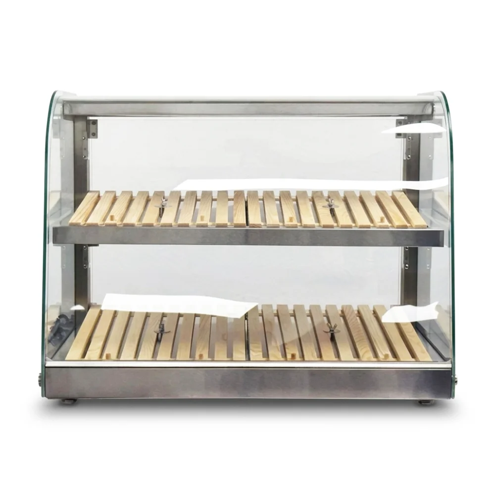 ChillCore Series 27" Countertop Bakery Display Case, 3.5 Cu.ft, 2 Shelves, 115V