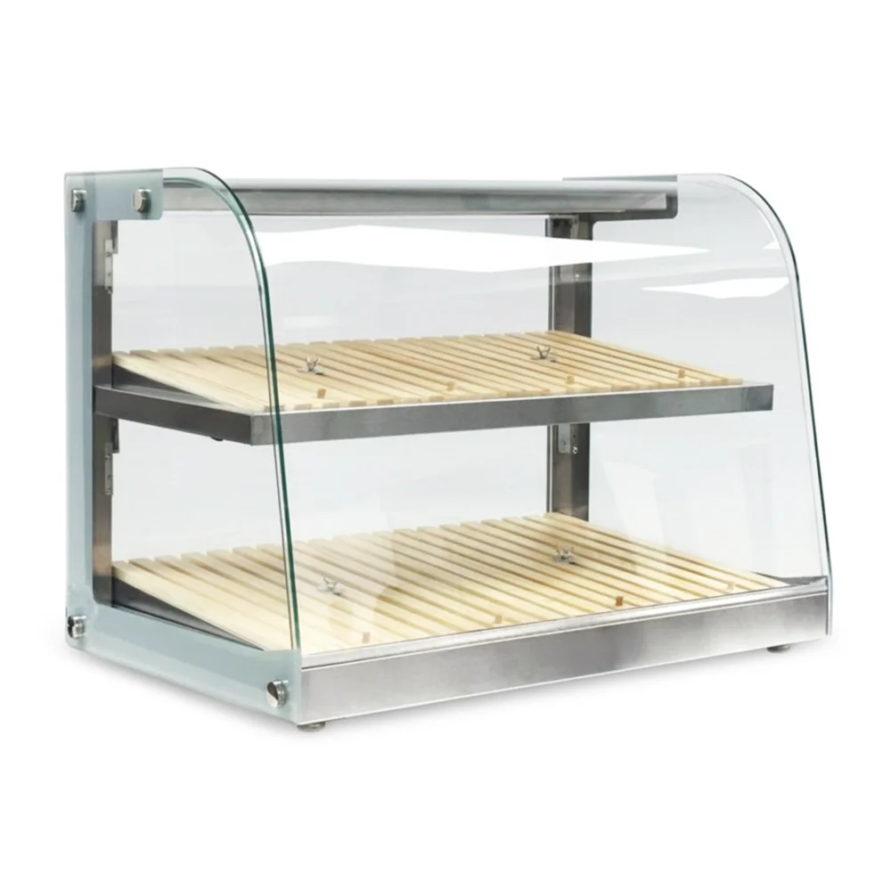 ChillCore Series 27" Countertop Bakery Display Case, 3.5 Cu.ft, 2 Shelves, 115V