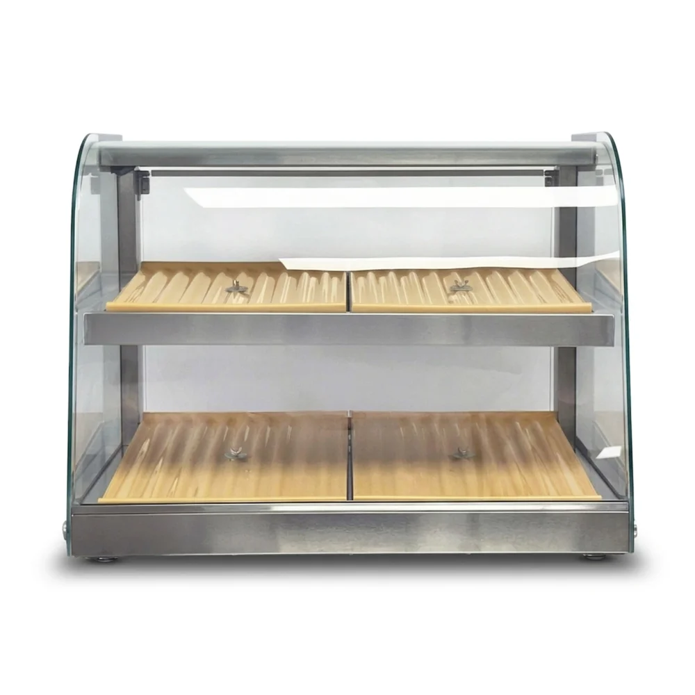 ChillCore Series 27" Countertop Bakery Display Case, 3.5 Cu.ft, 2 Shelves, LED Lighting