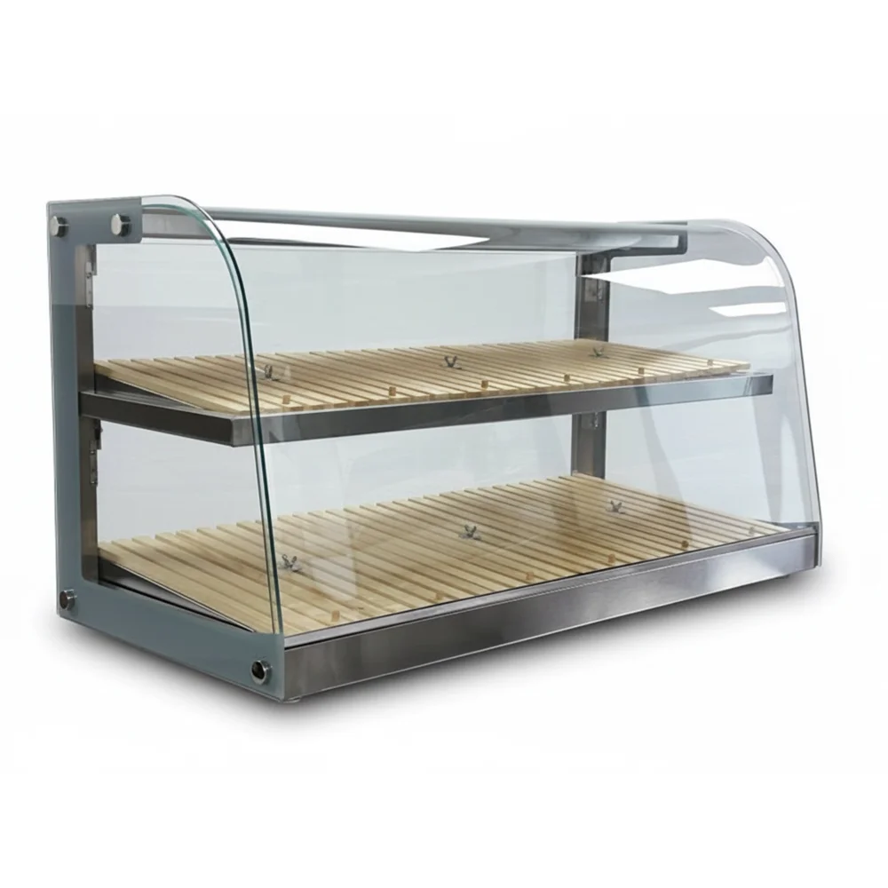 ChillCore Series 39" Countertop Bakery Display Case, 5.2 Cu.ft, 2 Shelves, 115V
