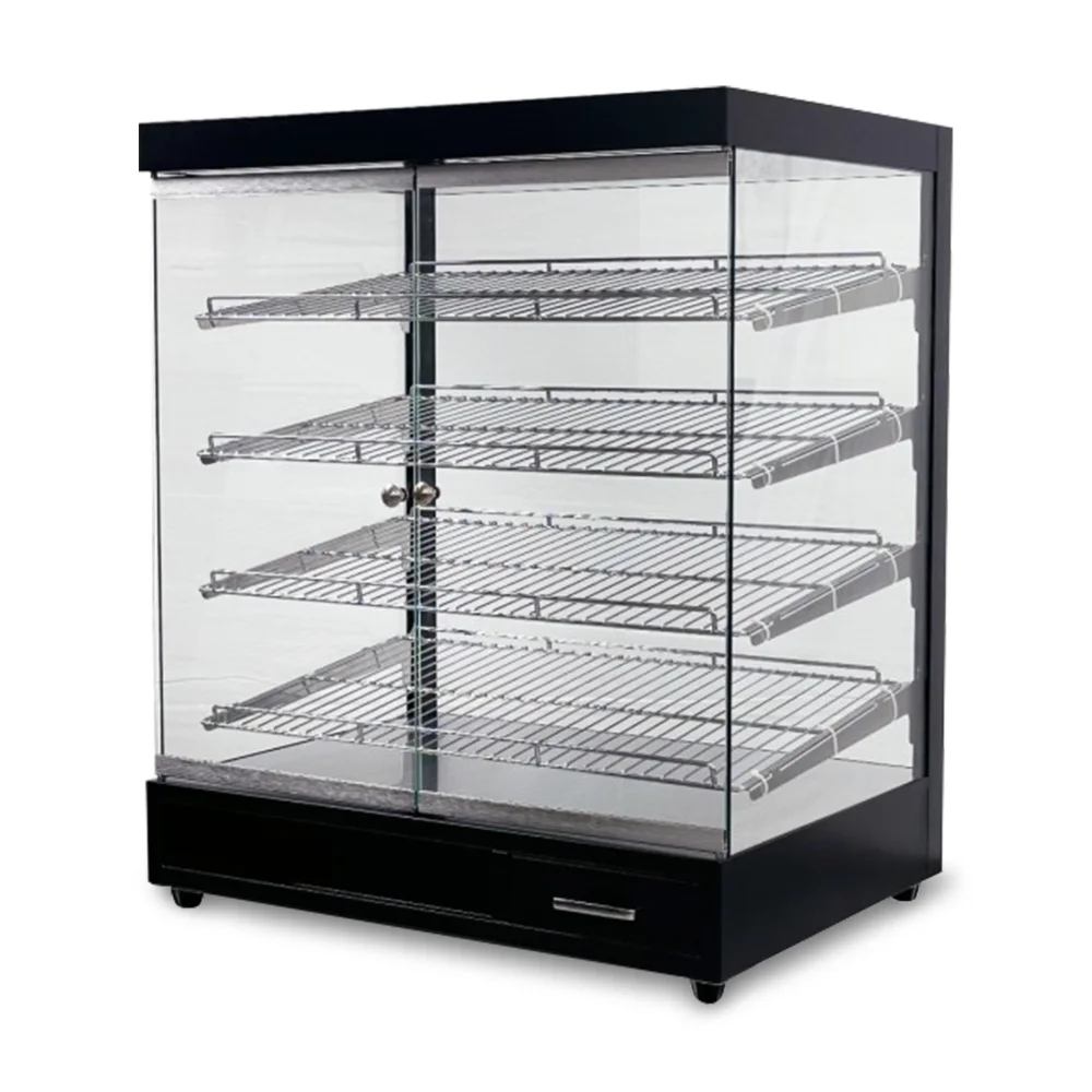 ChillCore Series 31" Countertop Dry Bakery Display Case, 11.2 Cu.ft, 4 Shelves