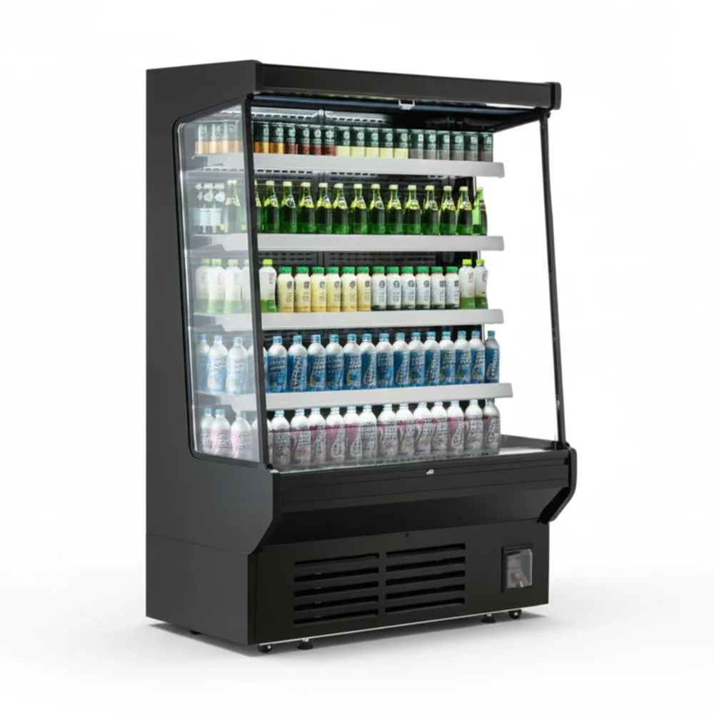 ChillCore Series 52" Open Air Refrigerated Display Case, 15.7 Cu.ft, 4 Shelves