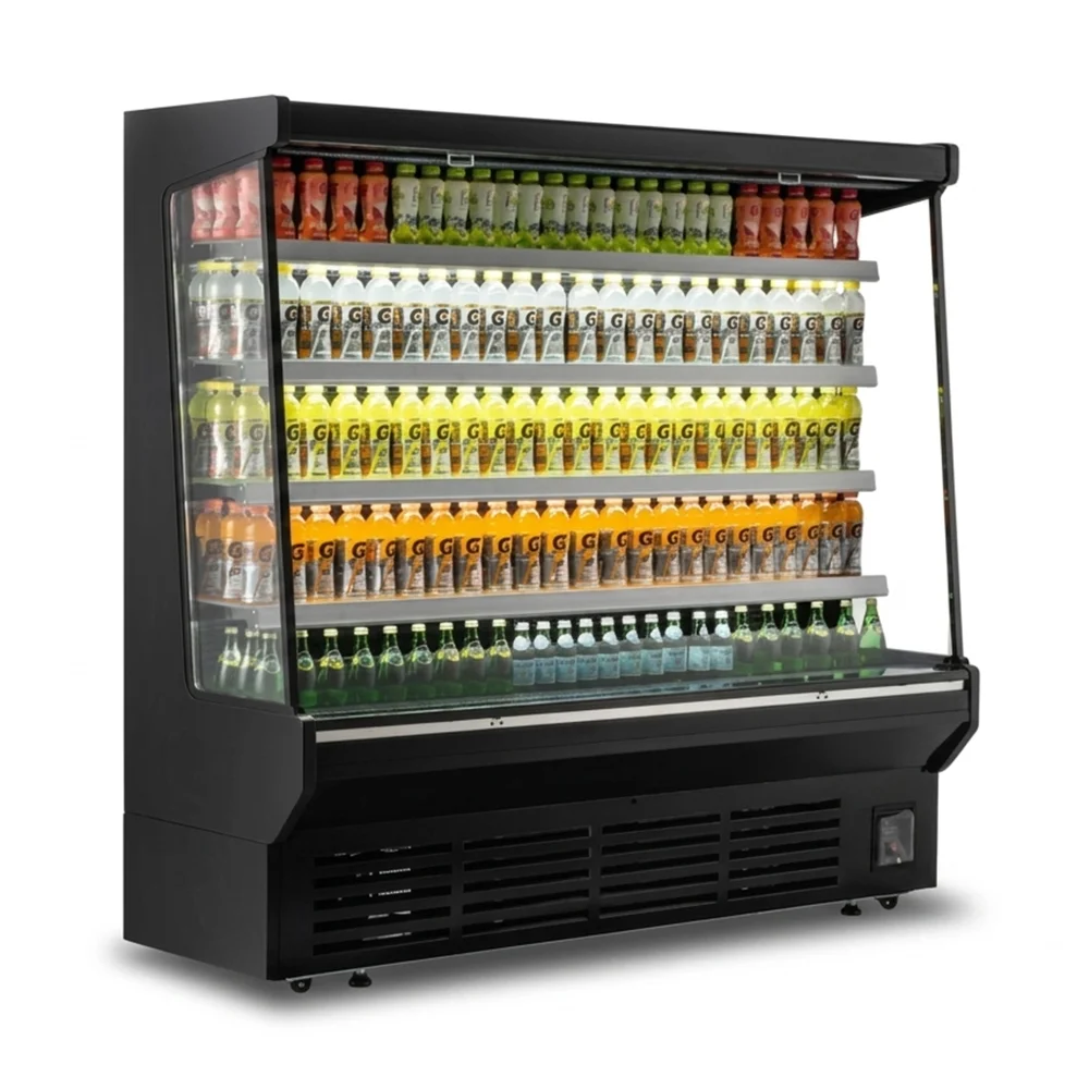 ChillCore Series 76" Open Air Refrigerated Display Case, 24 Cu.ft, 4 Shelves