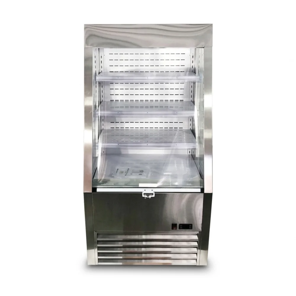 ChillCore Series 28" Open Air Refrigerated Display Case, 8.6 Cu.ft, 3 Shelves, 115V